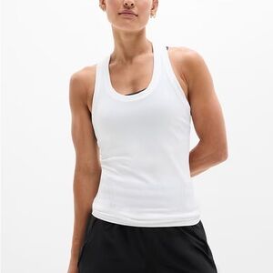 NWT Athleta Momentum Seamless Tank in Bright White Size S